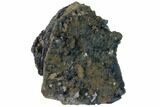 Blue Stepped Fluorite Crystals on Quartz - China #127247-3
